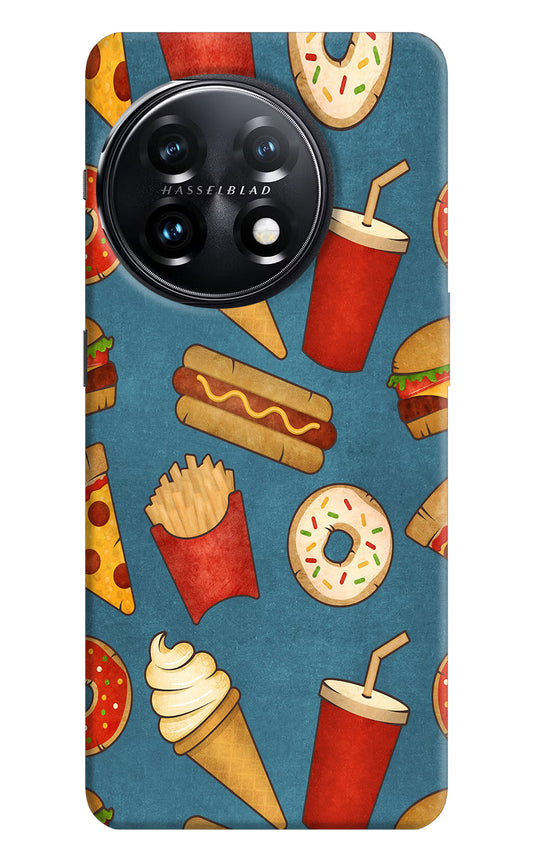 Foodie OnePlus 11 5G Hard Case Back Cover by Casekaro