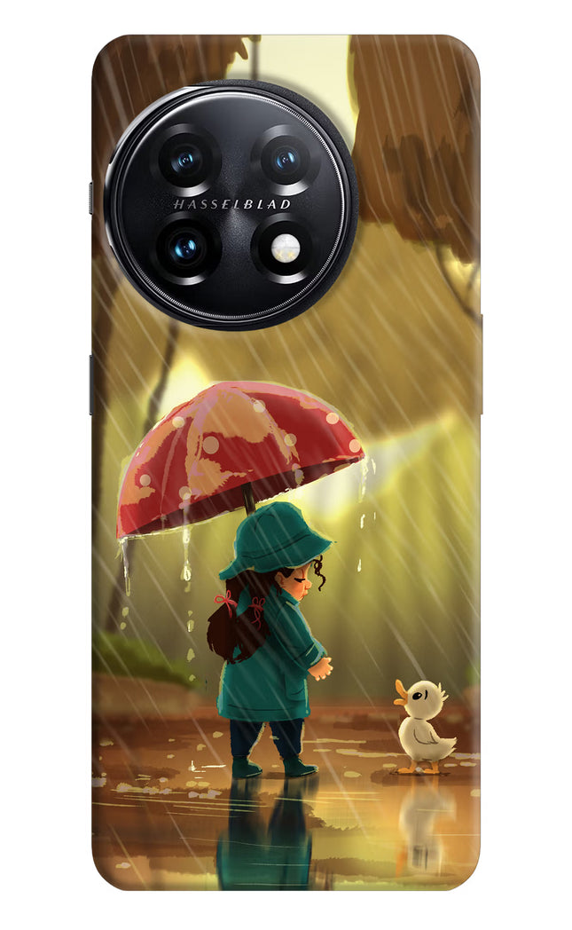 Rainy Day OnePlus 11 5G Hard Case Back Cover by Casekaro