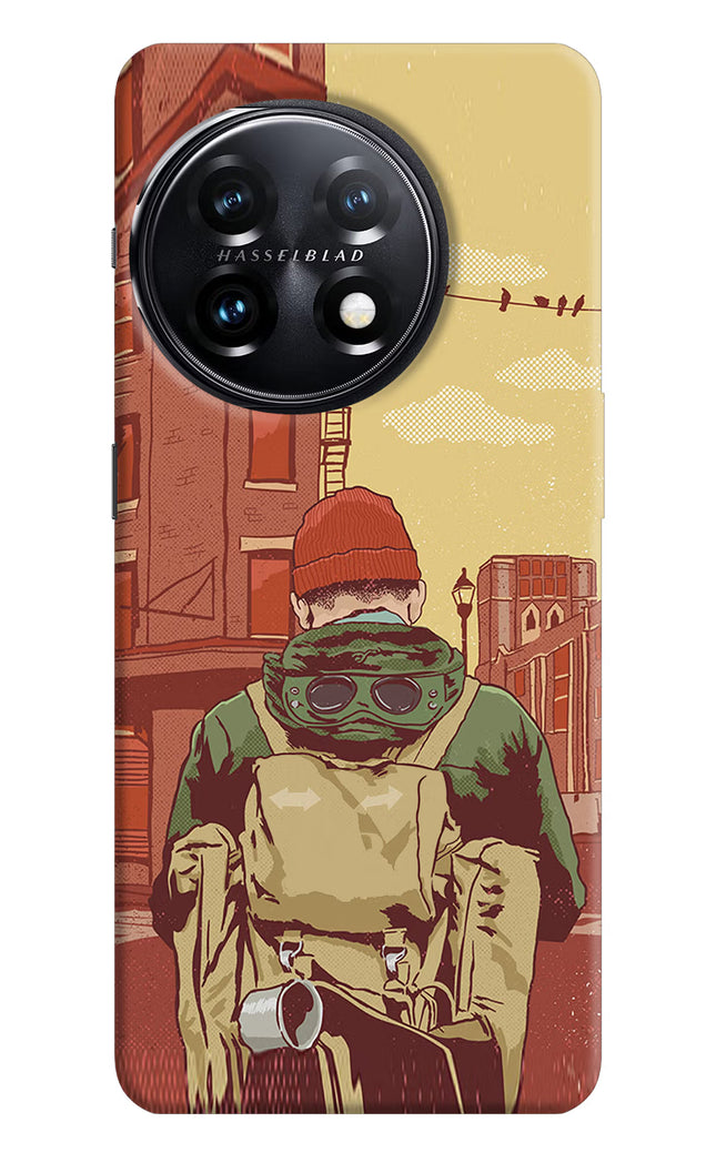Adventurous OnePlus 11 5G Hard Case Back Cover by Casekaro
