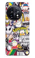 Sticker Bomb OnePlus 11 5G Hard Case Back Cover by Casekaro