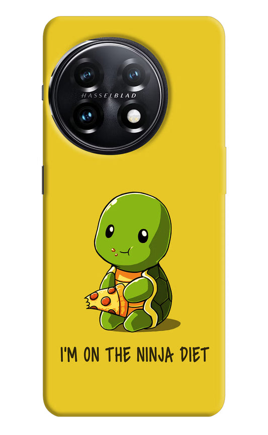 I'm on Ninja Diet OnePlus 11 5G Hard Case Back Cover by Casekaro