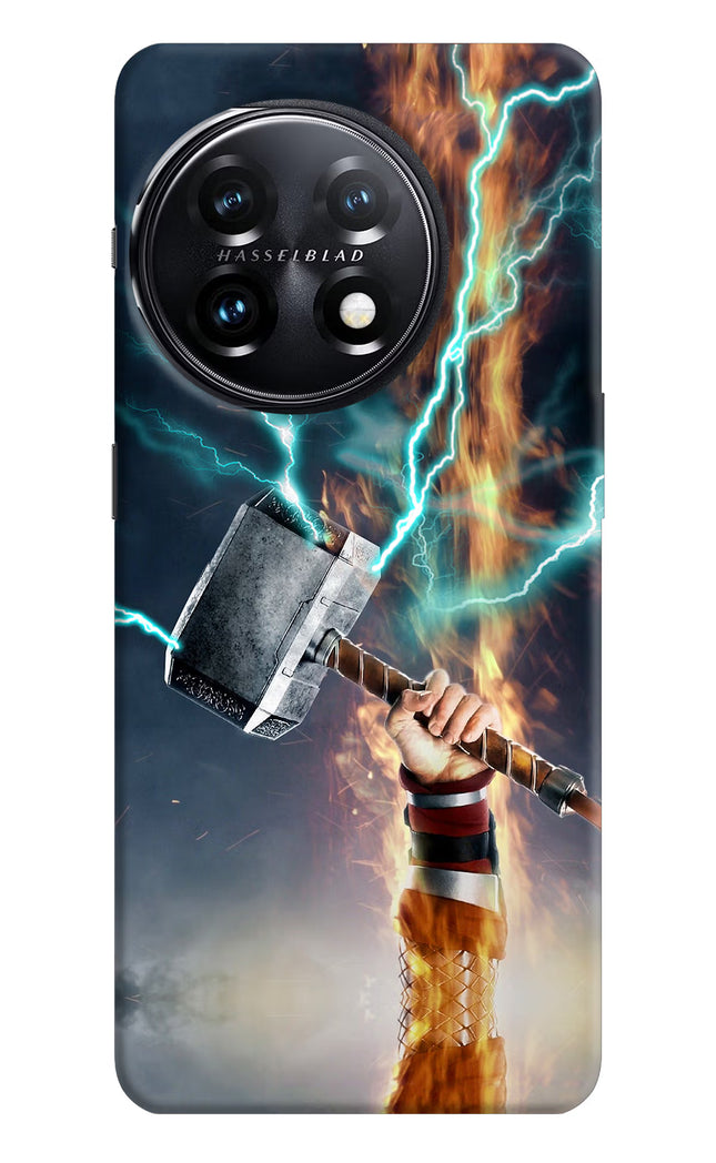 Thor Hammer Mjolnir OnePlus 11 5G Hard Case Back Cover by Casekaro