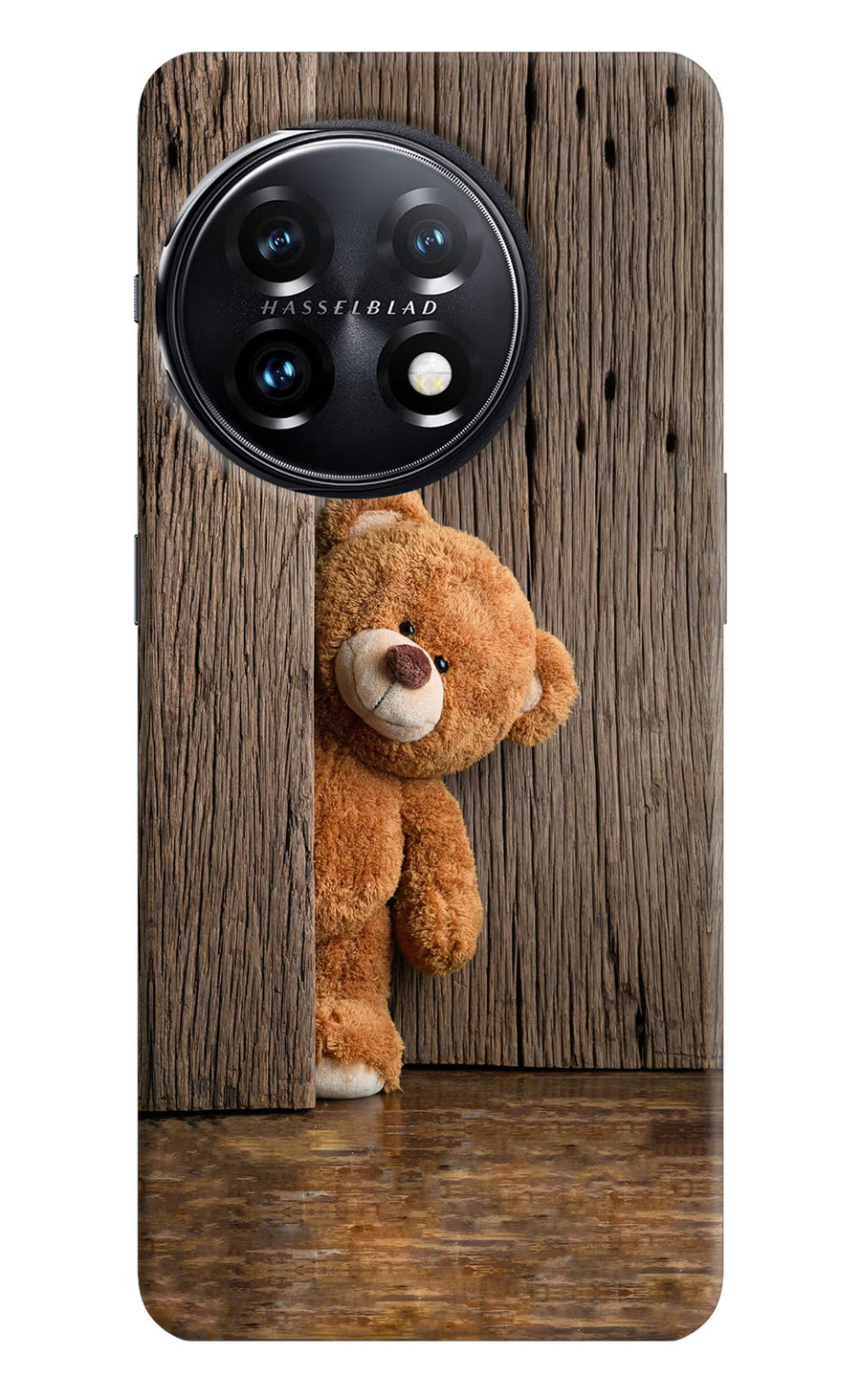 Teddy Wooden OnePlus 11 5G Back Cover, Hard case