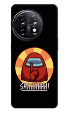 Among Us Shhh! OnePlus 11 5G Hard Case Back Cover by Casekaro