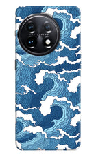Blue Waves OnePlus 11 5G Hard Case Back Cover by Casekaro