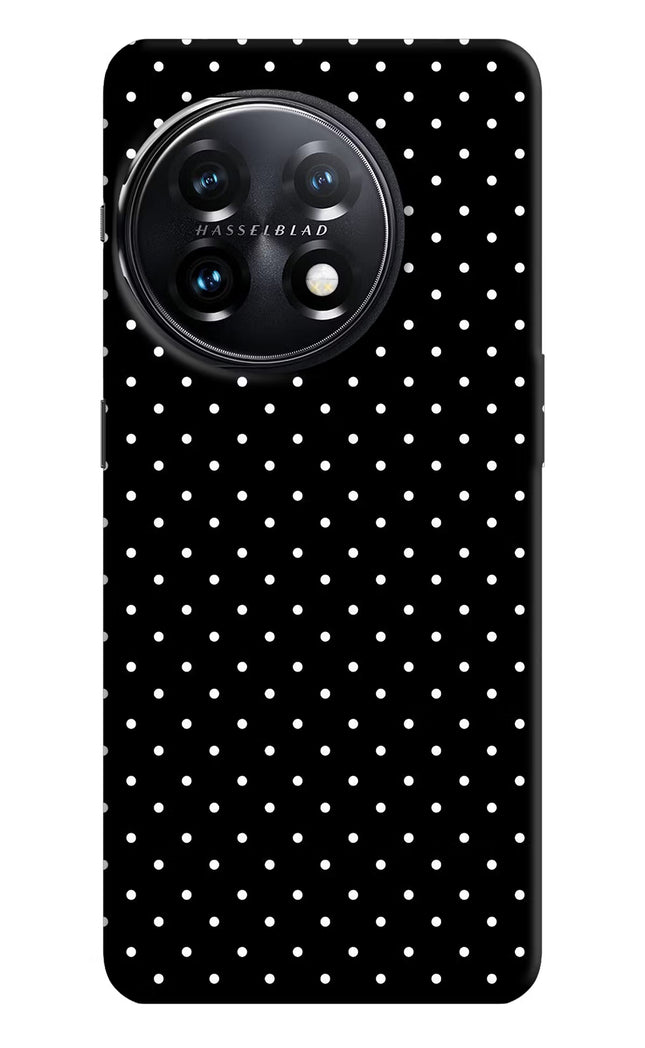 White Dots OnePlus 11 5G Hard Case Back Cover by Casekaro