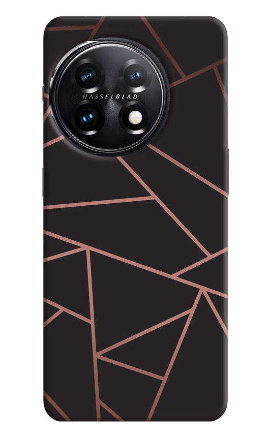Geometric Pattern OnePlus 11 5G Hard Case Back Cover by Casekaro