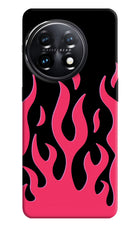 Fire Flames OnePlus 11 5G Hard Case Back Cover by Casekaro