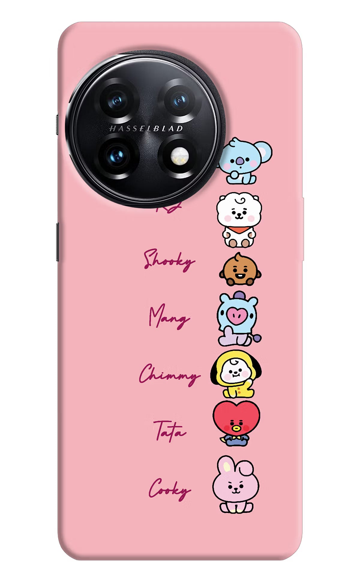 BTS names OnePlus 11 5G Hard Case Back Cover by Casekaro