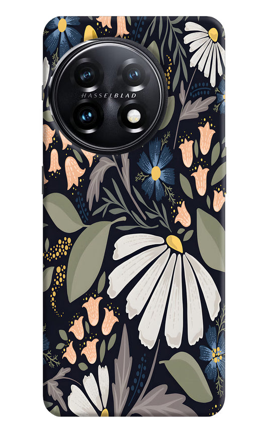 Flowers Art OnePlus 11 5G Hard Case Back Cover by Casekaro