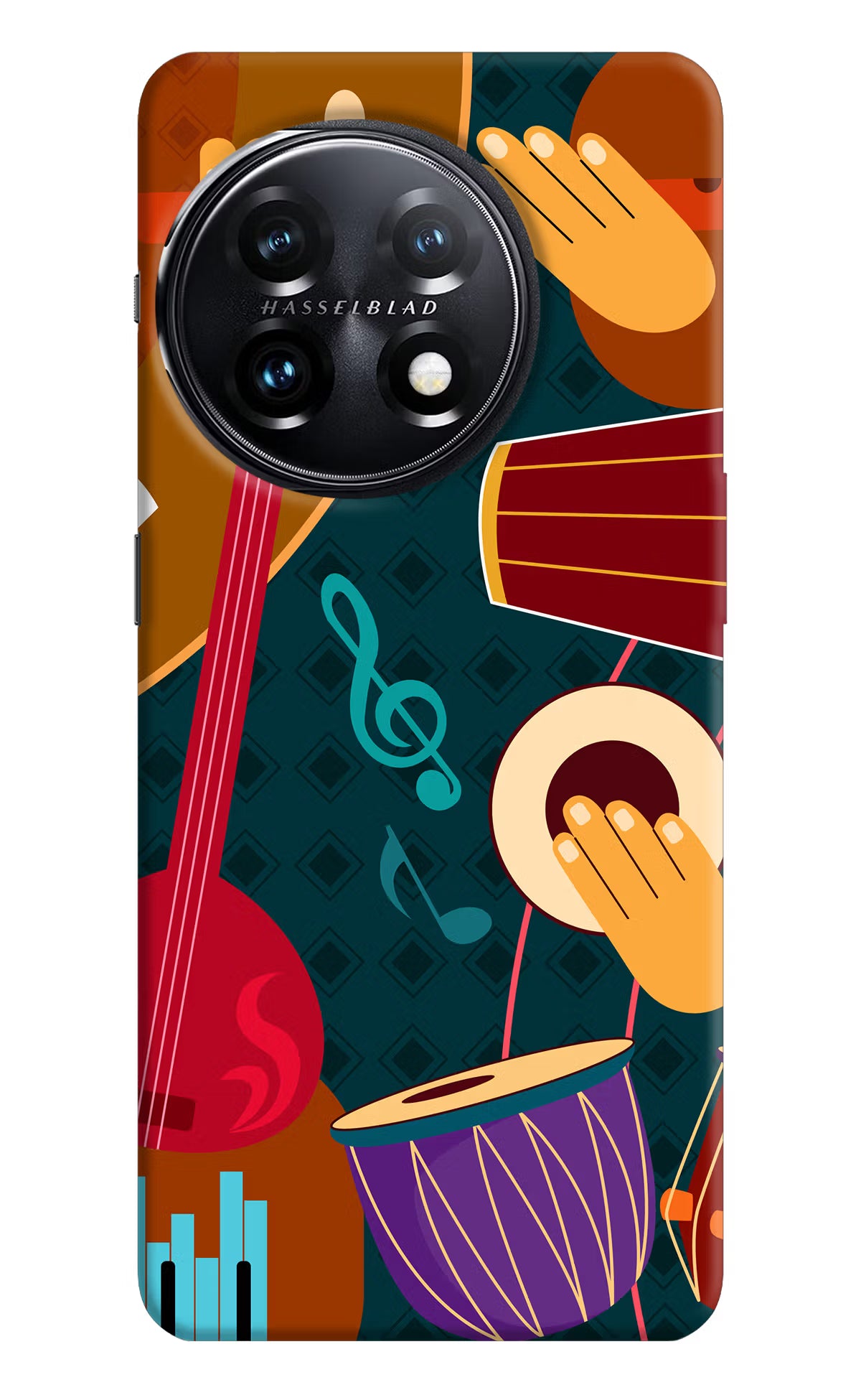 Music Instrument OnePlus 11 5G Hard Case Back Cover by Casekaro
