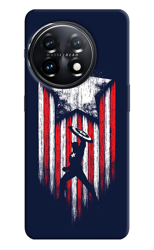 Captain America Marvel Art OnePlus 11 5G Back Cover