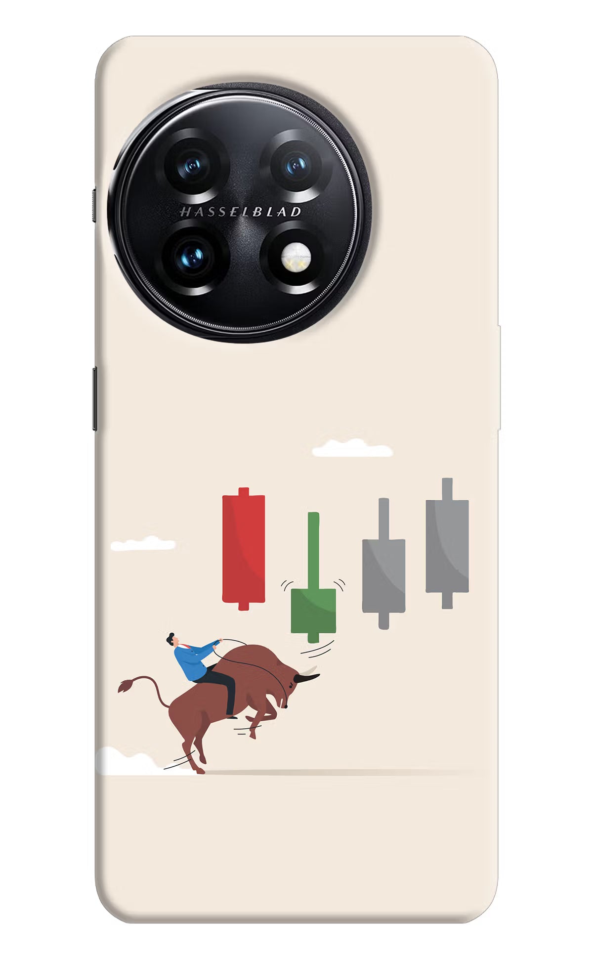 Bull Trading Momentum OnePlus 11 5G Hard Case Back Cover by Casekaro