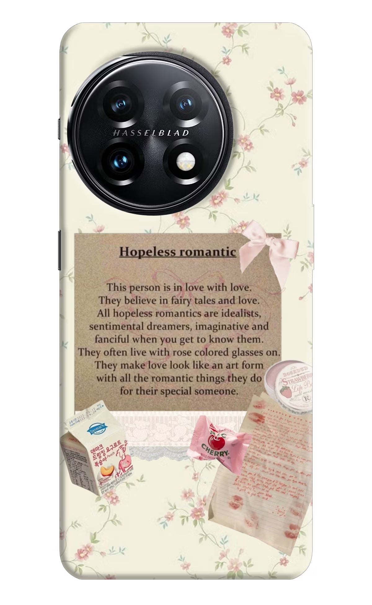 Hopeless Romantic OnePlus 11 5G Hard Case Back Cover by Casekaro