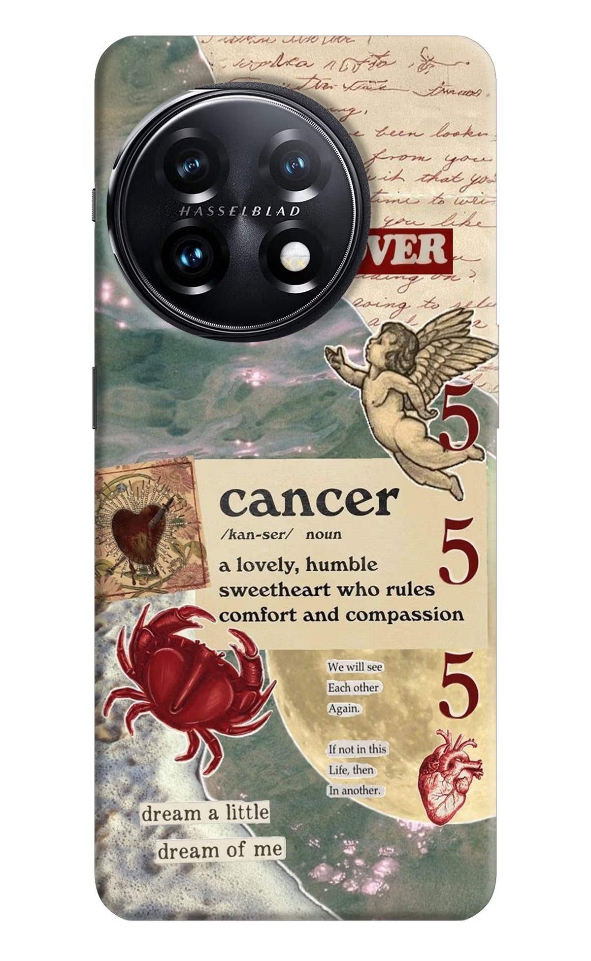 Cancer Zodiac OnePlus 11 5G Hard Case Back Cover by Casekaro