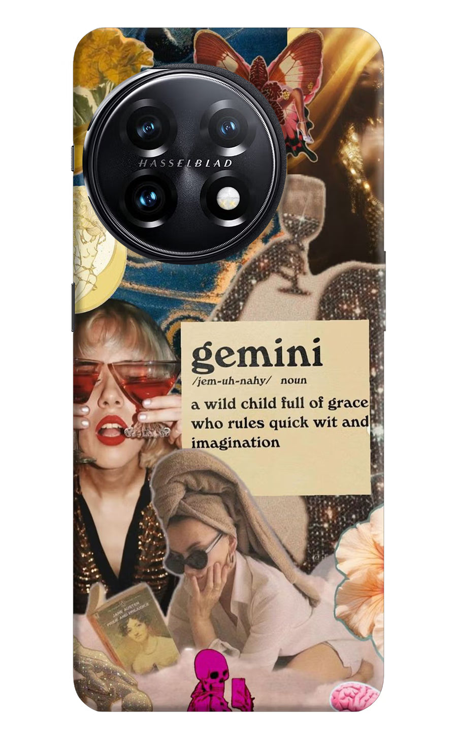 Gemini Zodiac OnePlus 11 5G Back Cover, Hard case