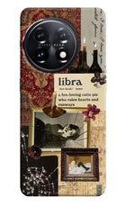 Libra Zodiac OnePlus 11 5G Hard Case Back Cover by Casekaro