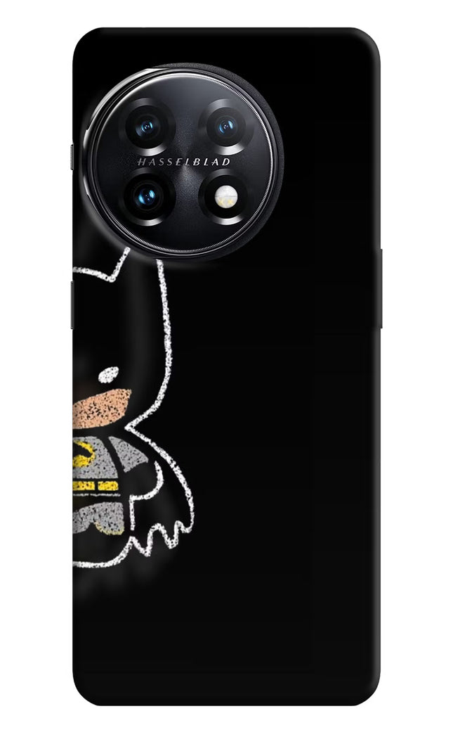 Bat Kitty OnePlus 11 5G Hard Case Back Cover by Casekaro