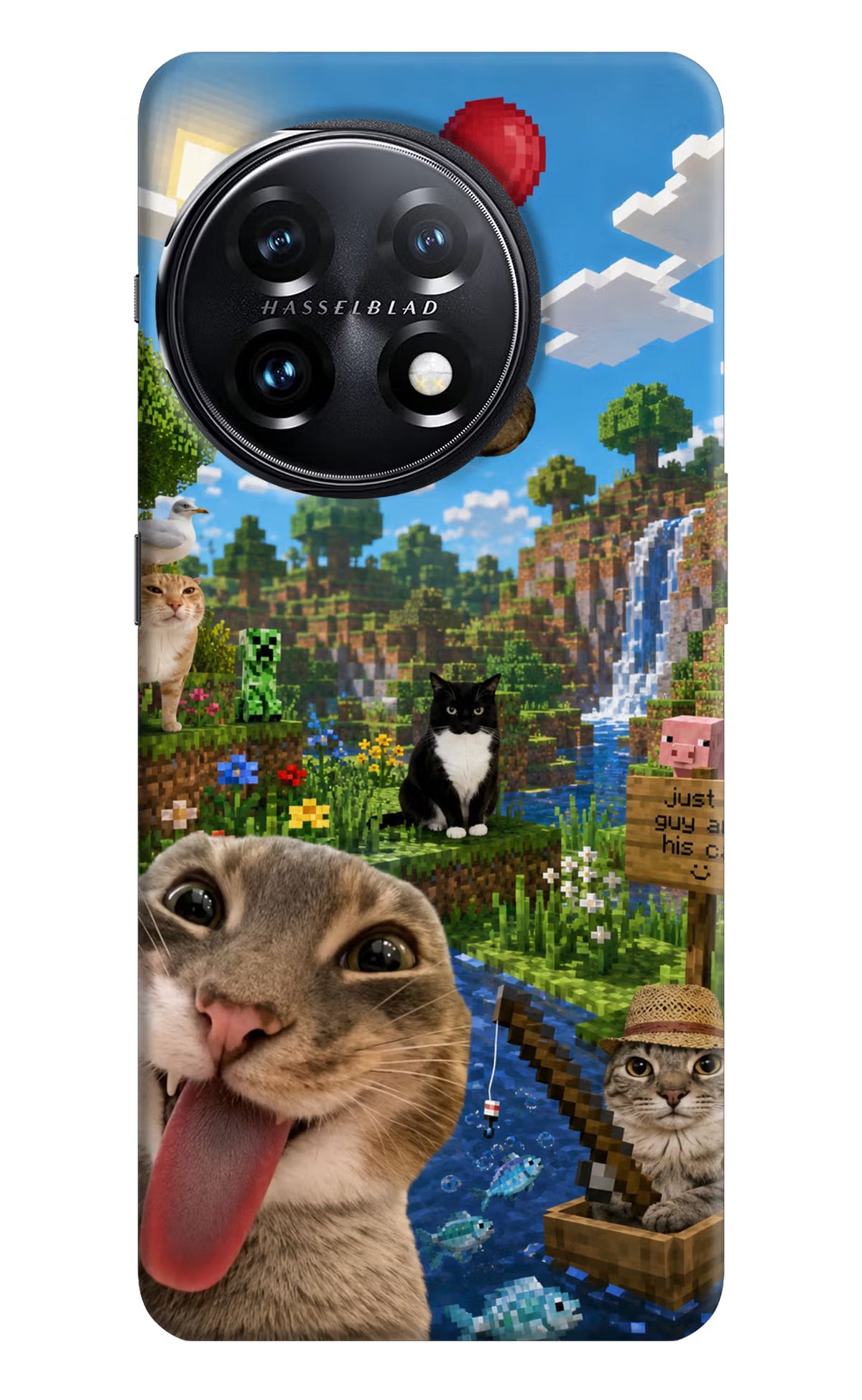 Minecraft Cat Chaos OnePlus 11 5G Back Cover
