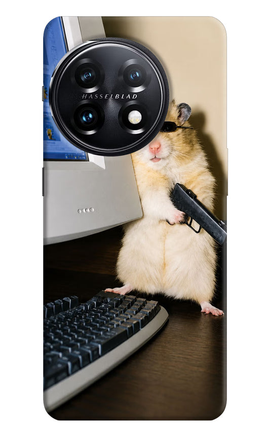 Hacker Hamster OnePlus 11 5G Back Cover