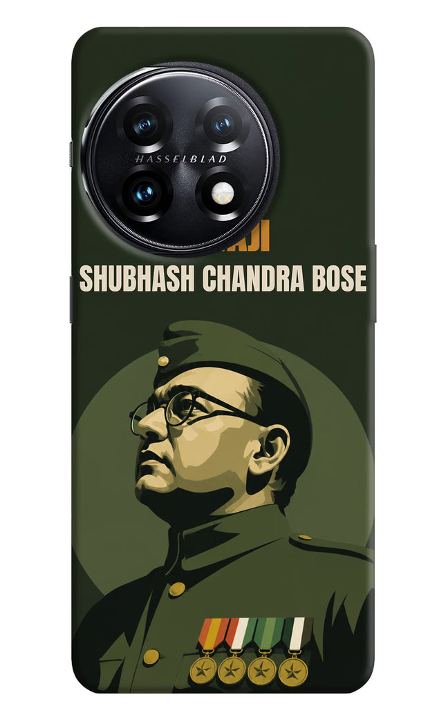 Netaji Legacy OnePlus 11 5G Hard Case Back Cover by Casekaro