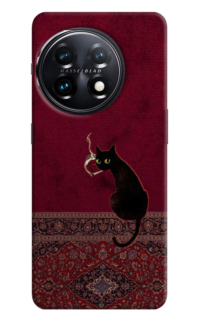 Midnight Cat OnePlus 11 5G Hard Case Back Cover by Casekaro