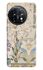 White Lily OnePlus 11 5G Back Cover