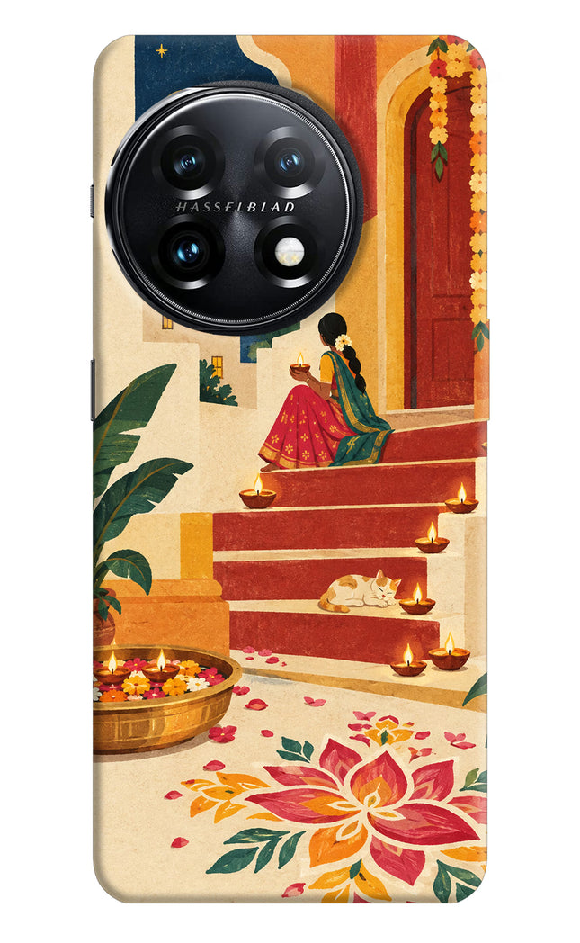 Diwali Rangoli OnePlus 11 5G Hard Case Back Cover by Casekaro