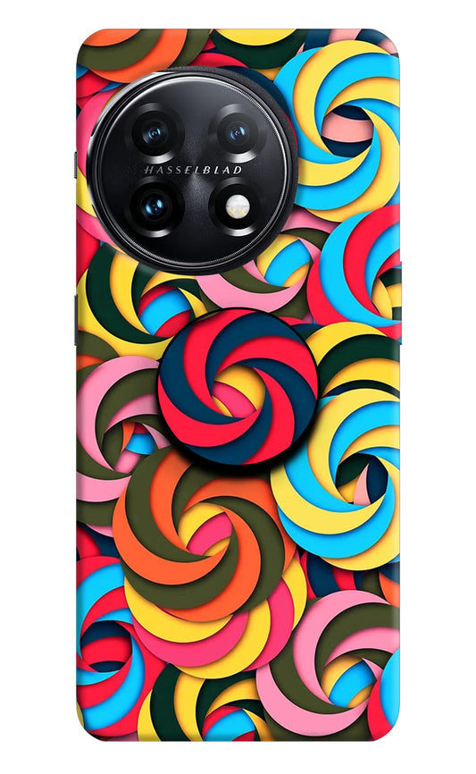 Spiral Pattern OnePlus 11 5G Pop Case by Casekaro