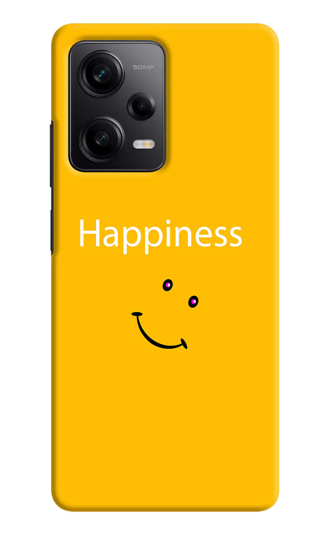 Happiness With Smiley Redmi Note 12 5G Hard Case Back Cover by Casekaro