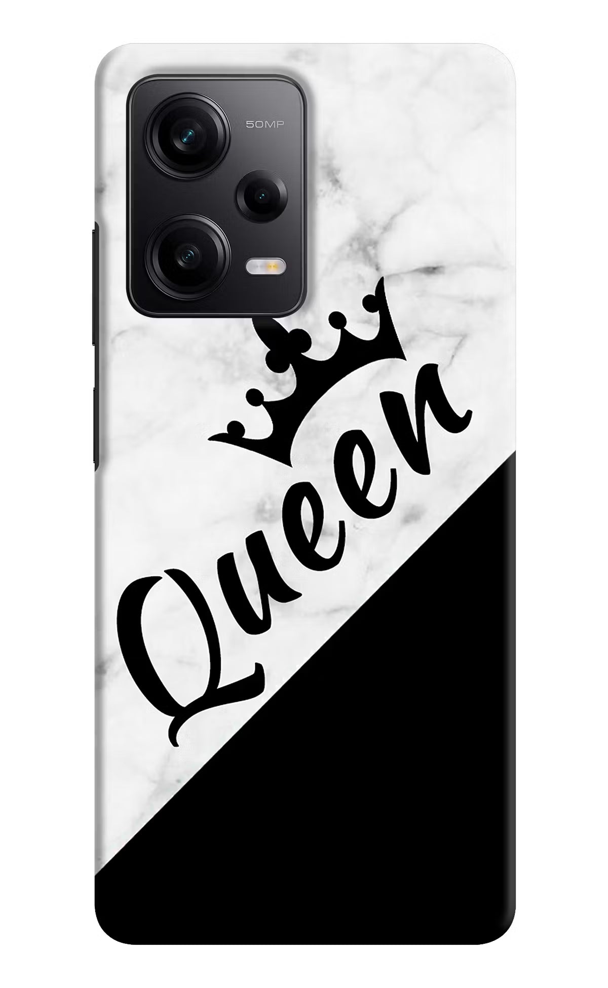 Queen Redmi Note 12 5G Hard Case Back Cover by Casekaro