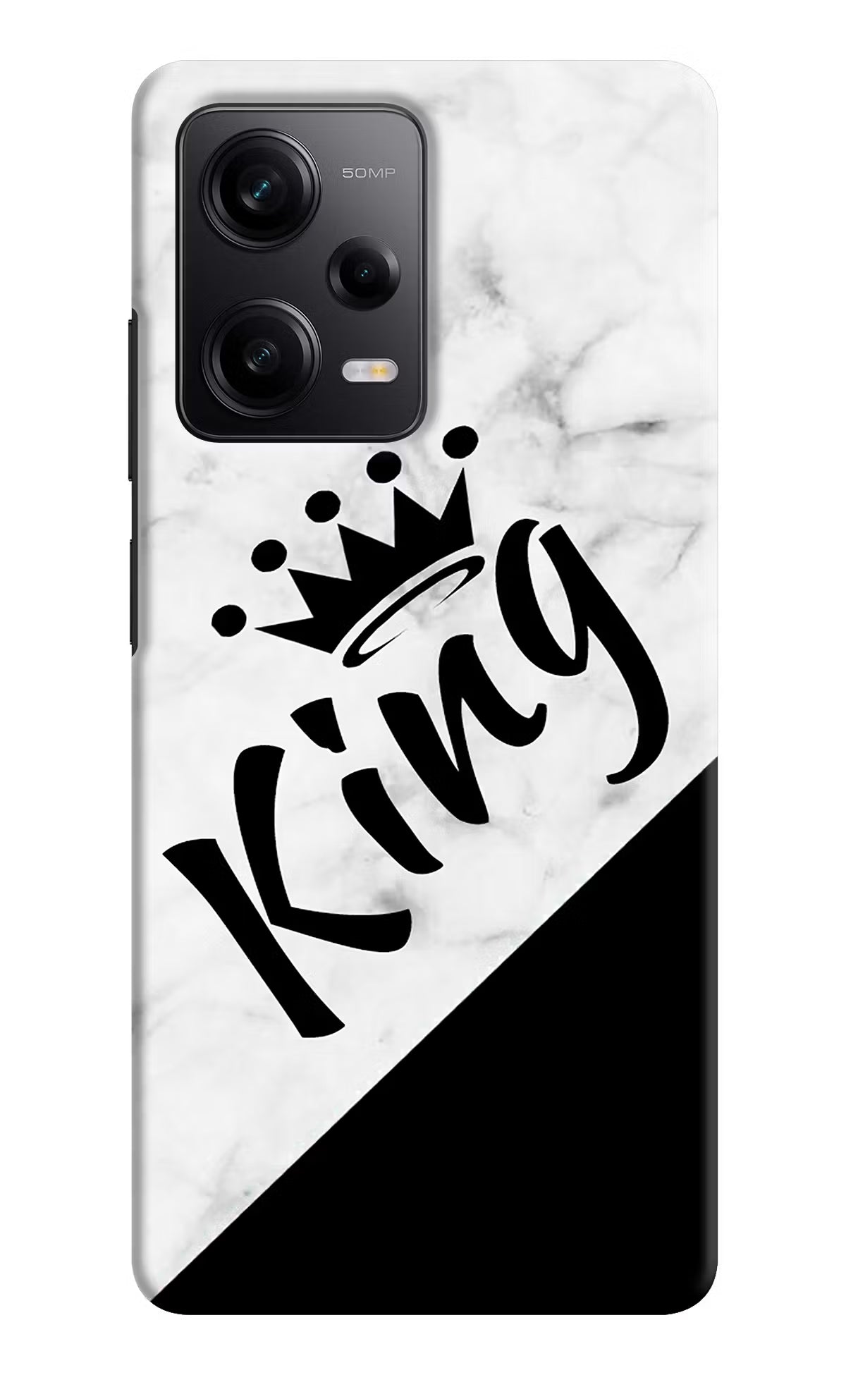King Redmi Note 12 5G Hard Case Back Cover by Casekaro