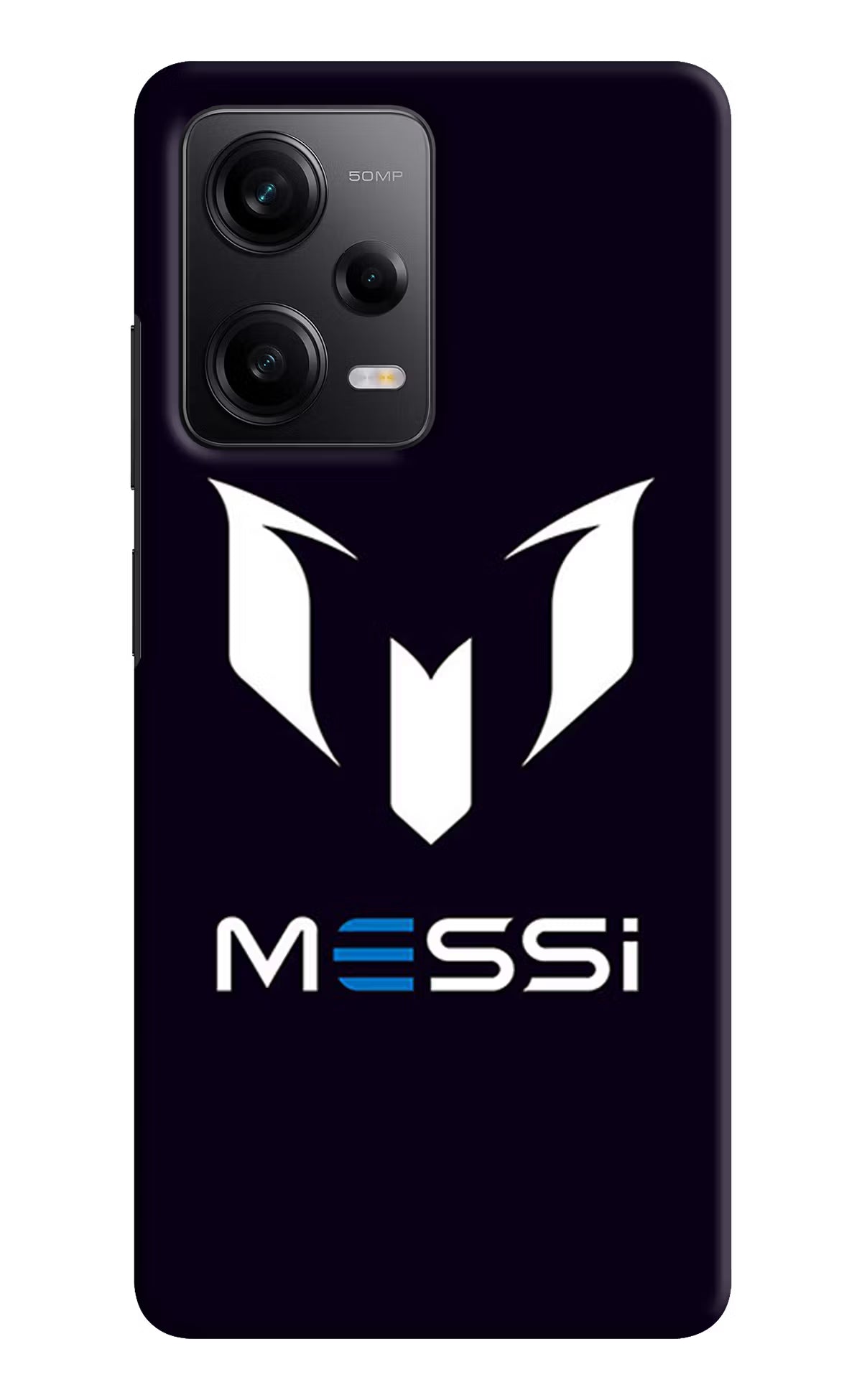 Messi Logo Redmi Note 12 5G Hard Case Back Cover by Casekaro