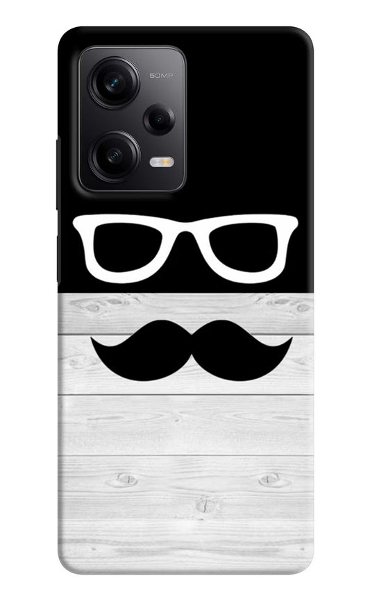 Mustache Redmi Note 12 5G Hard Case Back Cover by Casekaro