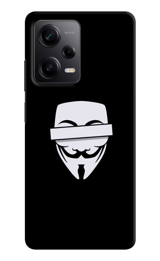 Anonymous Face Redmi Note 12 5G Hard Case Back Cover by Casekaro