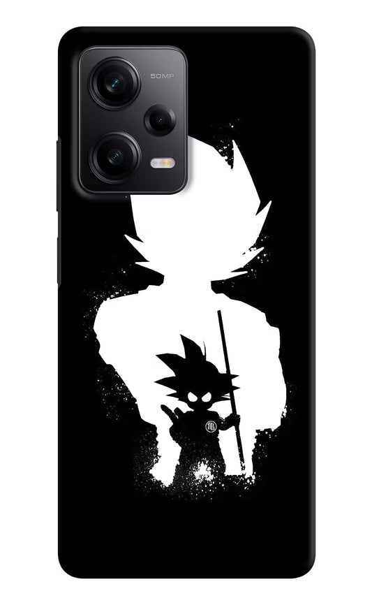 Goku Shadow Redmi Note 12 5G Hard Case Back Cover by Casekaro