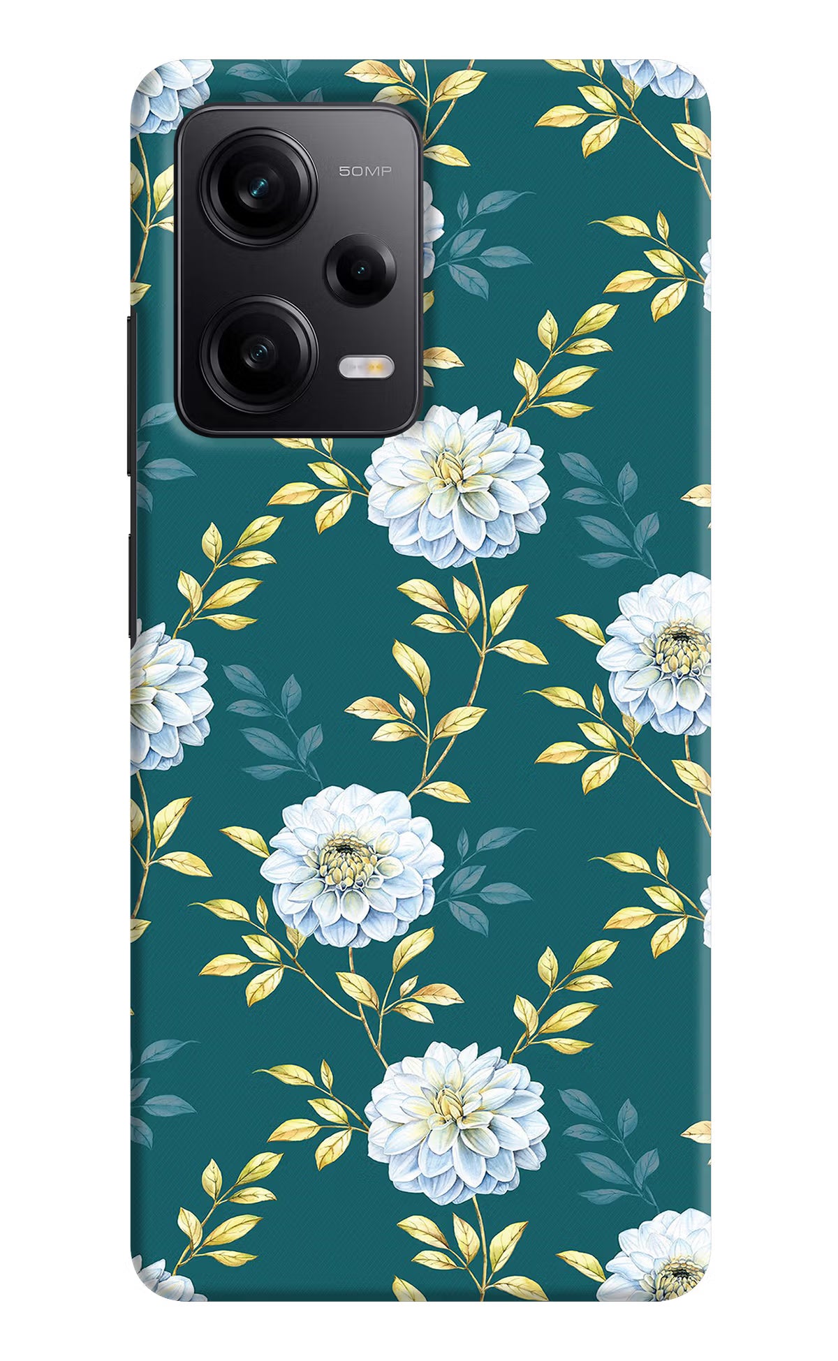 Flowers Redmi Note 12 5G Hard Case Back Cover by Casekaro
