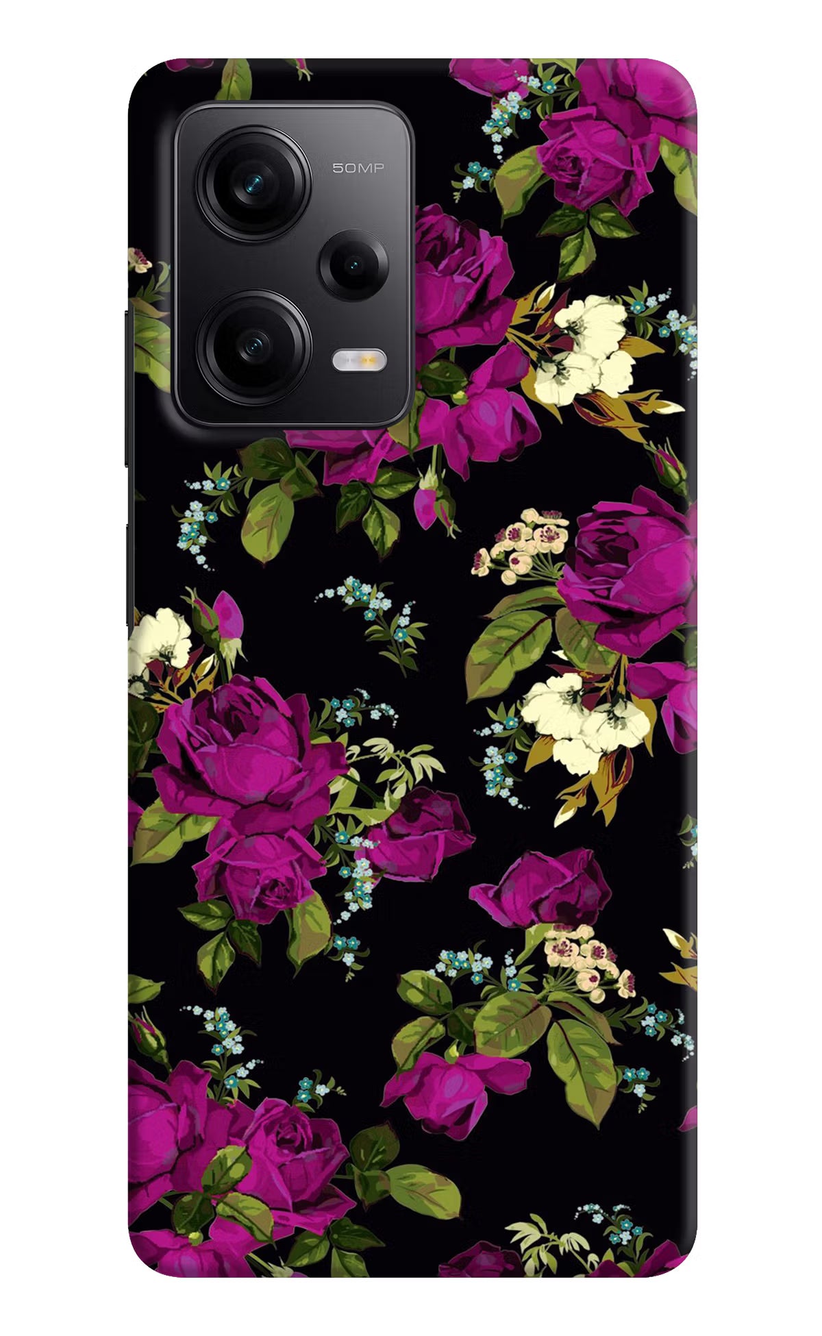 Flowers Redmi Note 12 5G Hard Case Back Cover by Casekaro