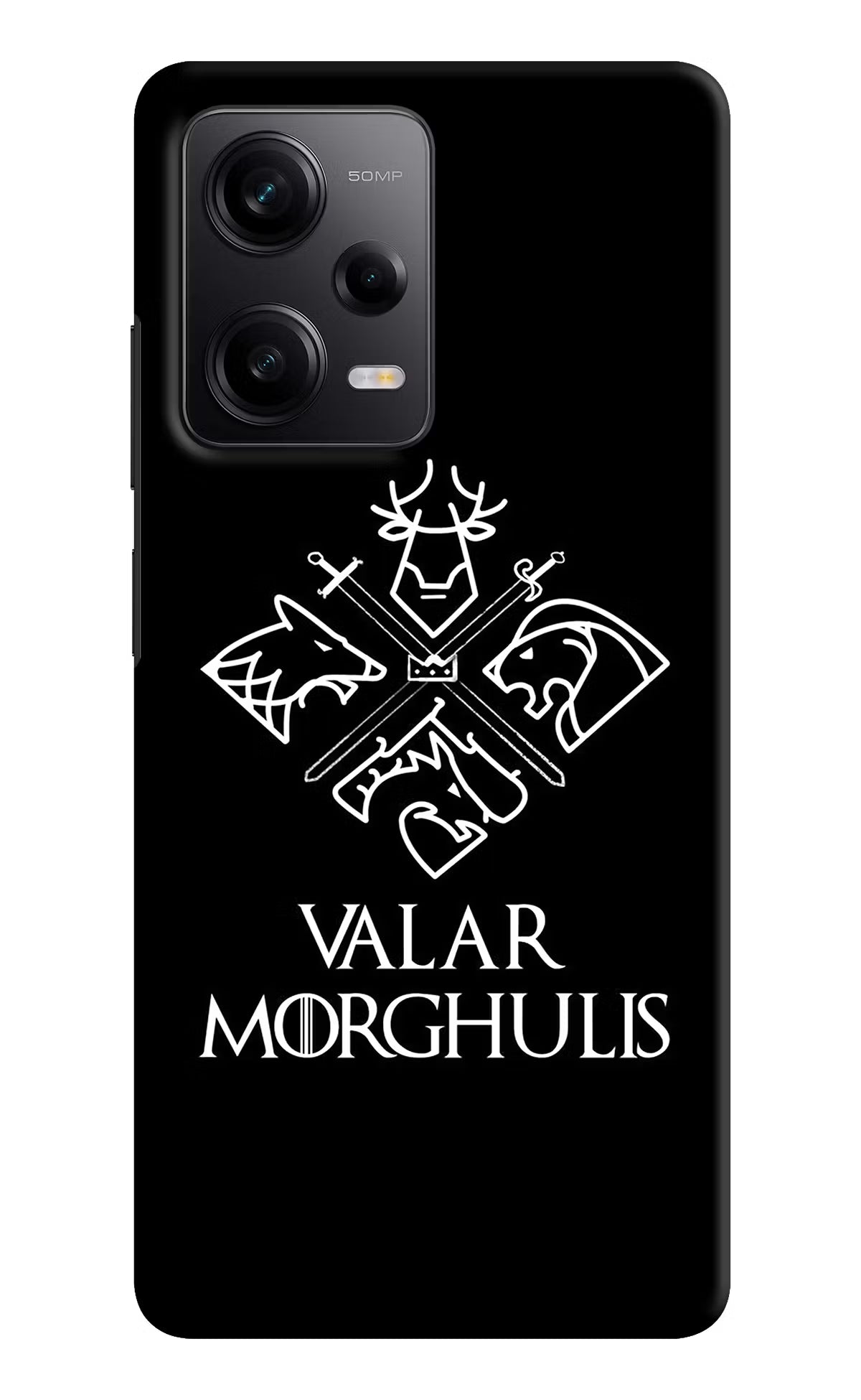 Valar Morghulis | Game Of Thrones Redmi Note 12 5G Hard Case Back Cover by Casekaro