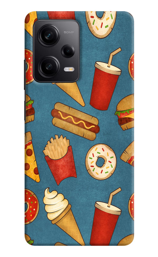 Foodie Redmi Note 12 5G Hard Case Back Cover by Casekaro