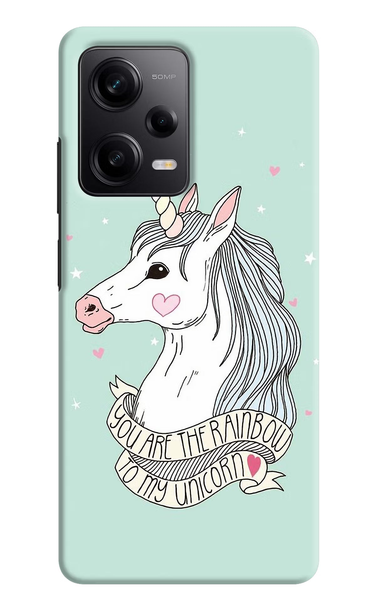 Unicorn Wallpaper Redmi Note 12 5G Hard Case Back Cover by Casekaro