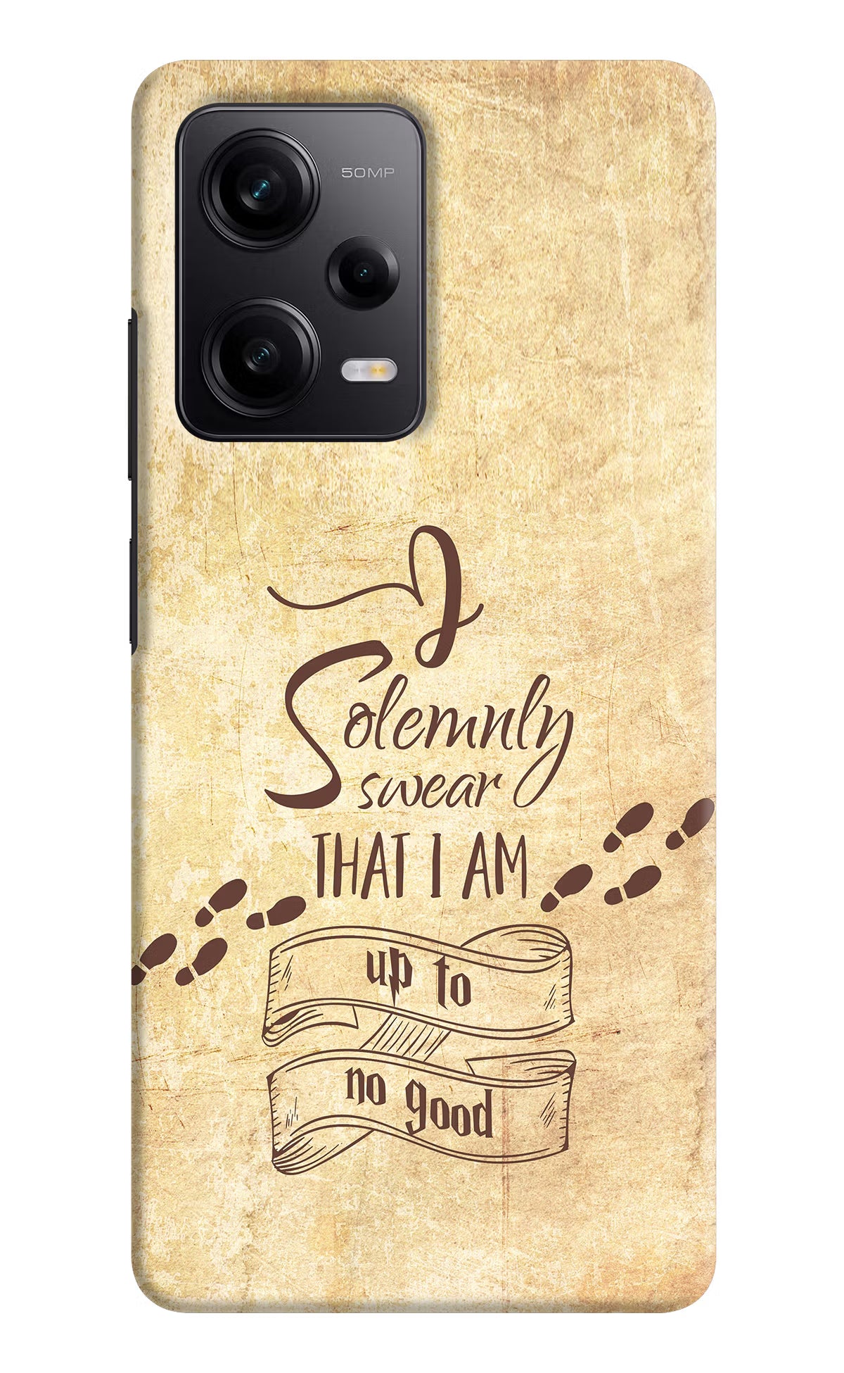 I Solemnly swear that i up to no good Redmi Note 12 5G Hard Case Back Cover by Casekaro