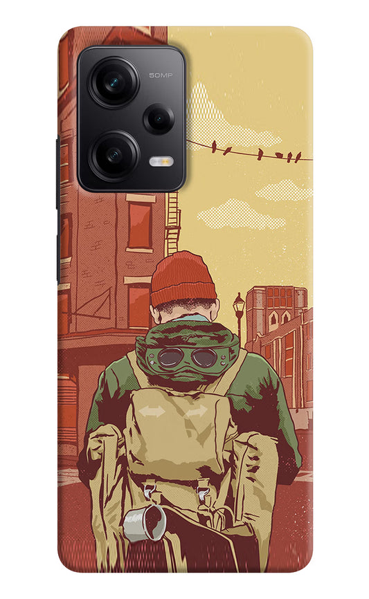 Adventurous Redmi Note 12 5G Hard Case Back Cover by Casekaro