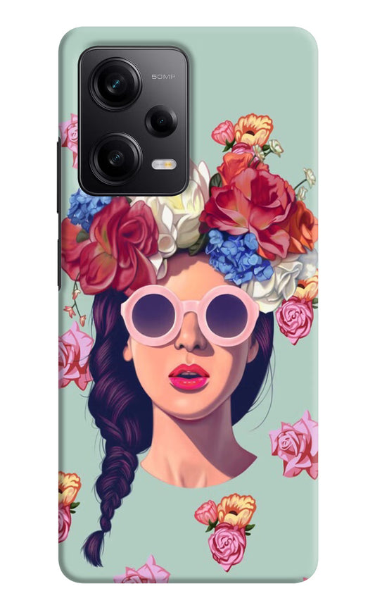Pretty Girl Redmi Note 12 5G Hard Case Back Cover by Casekaro