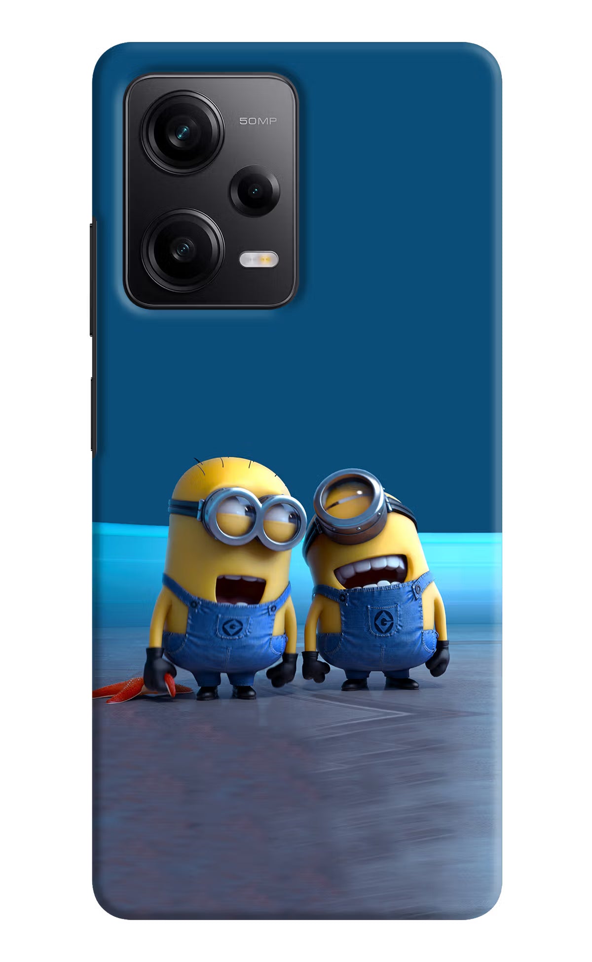 Minion Laughing Redmi Note 12 5G Hard Case Back Cover by Casekaro