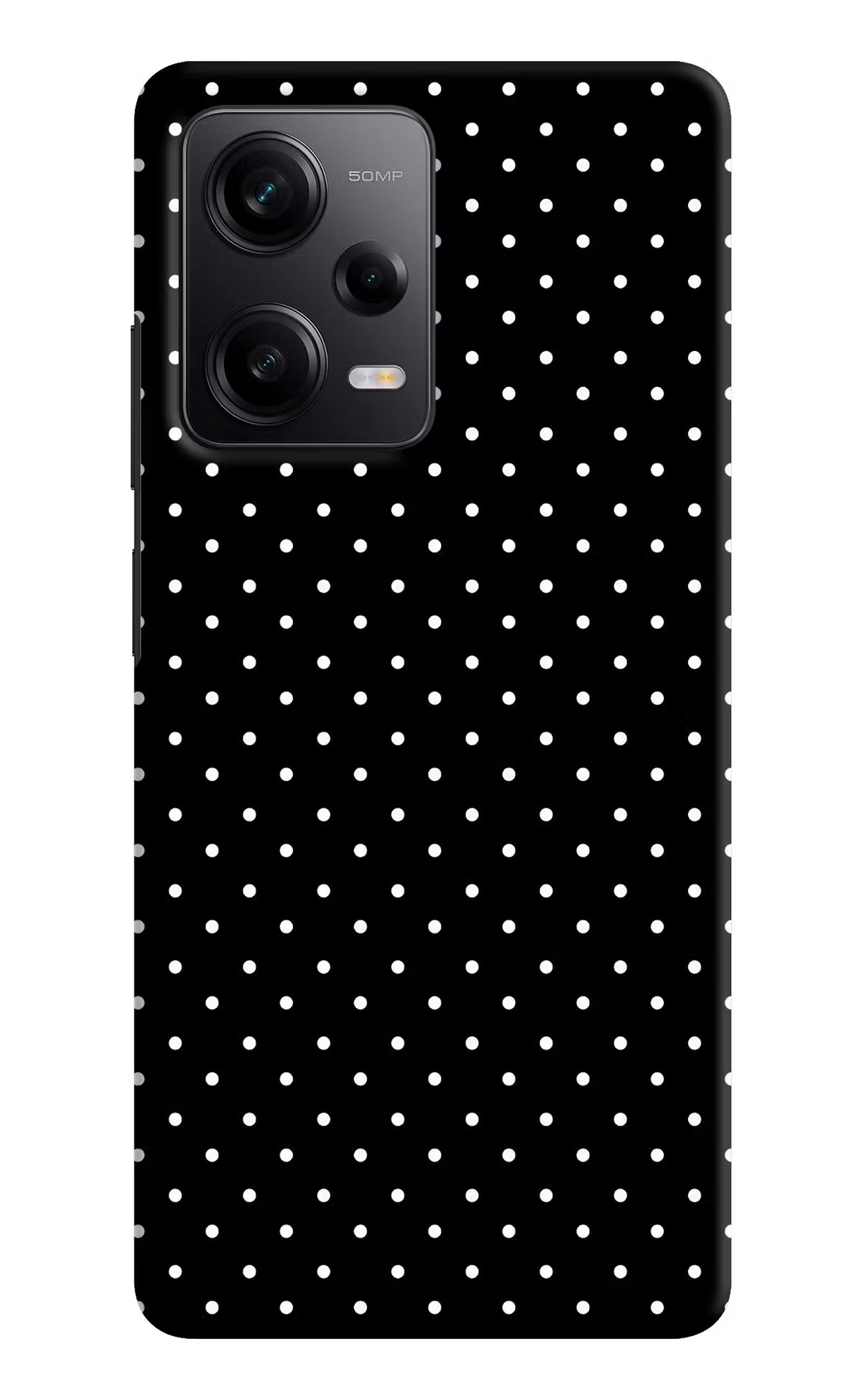 White Dots Redmi Note 12 5G Hard Case Back Cover by Casekaro