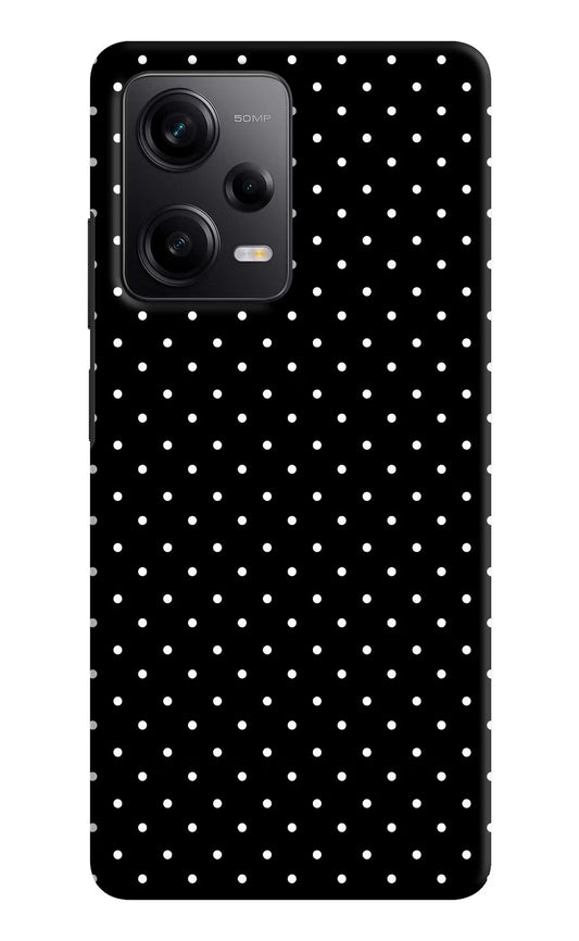 White Dots Redmi Note 12 5G Hard Case Back Cover by Casekaro