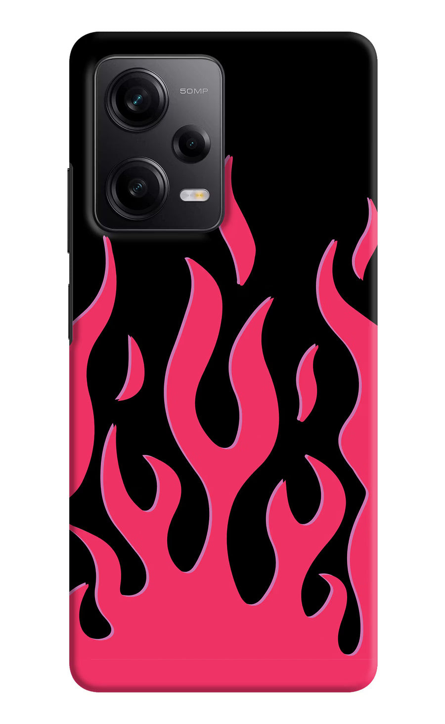 Fire Flames Redmi Note 12 5G Back Cover, Hard case