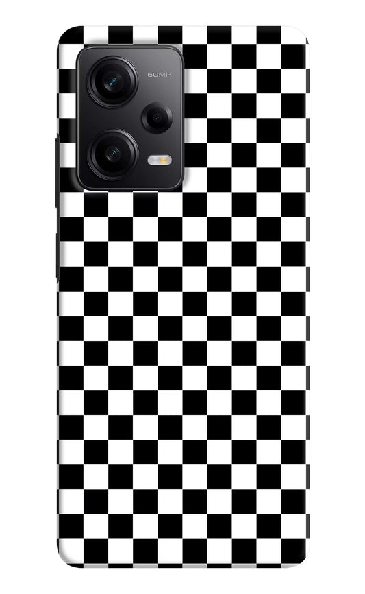 Chess Board Redmi Note 12 5G Hard Case Back Cover by Casekaro