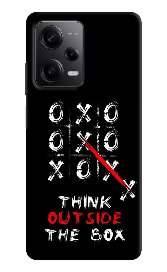 Think out of the BOX Redmi Note 12 5G Hard Case Back Cover by Casekaro